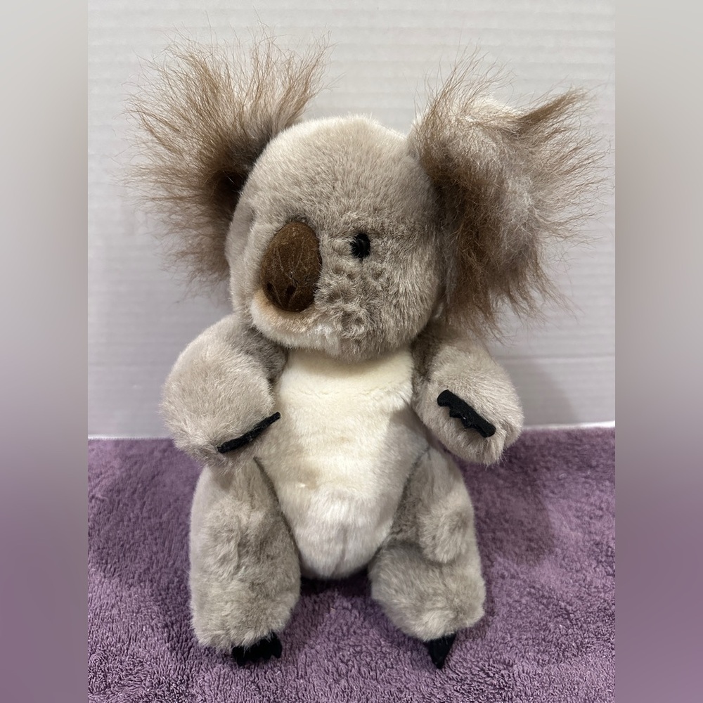 Korimco Toys Koala Bear Plush 10” Rare Stuffed Animal Made Korea